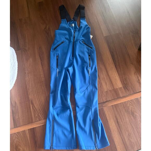 NWT Fp Movement Powder Vixen Softshell Bib Light Cobalt Sz XL Skiing Waterproof - Picture 5 of 12